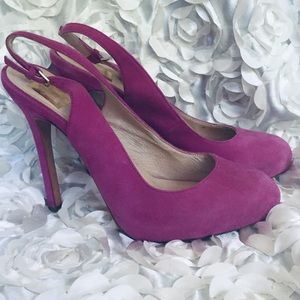 📦 Dolce Vita slingback fuchsia slingback heels
